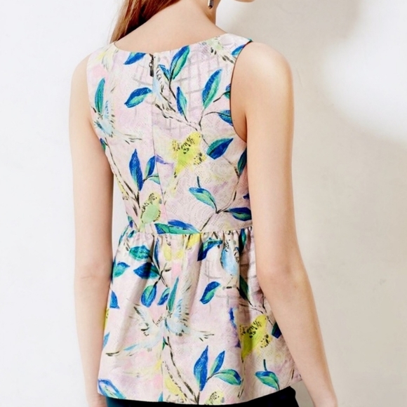 Leifsdottir metallic peplum song bird top - Picture 2 of 14